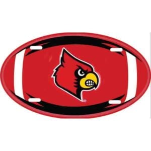 Louisville Cardinals Oval License Plate