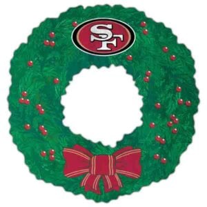 49ers Christmas Wreath