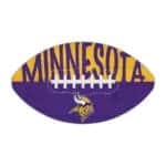 Minnesota Vikings Wood Football Sign