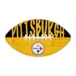 Steelers Wood Football Sign