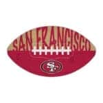 49ers Wood Football Sign