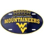 WVU Oval License Plate