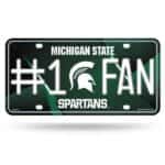 Michigan State Fan License Plate