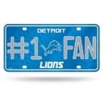 Detroit Lions Fan License Plate