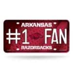 Arkansas Razorback Fan License Plate