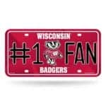 Wisconsin Badgers Fan License Plate