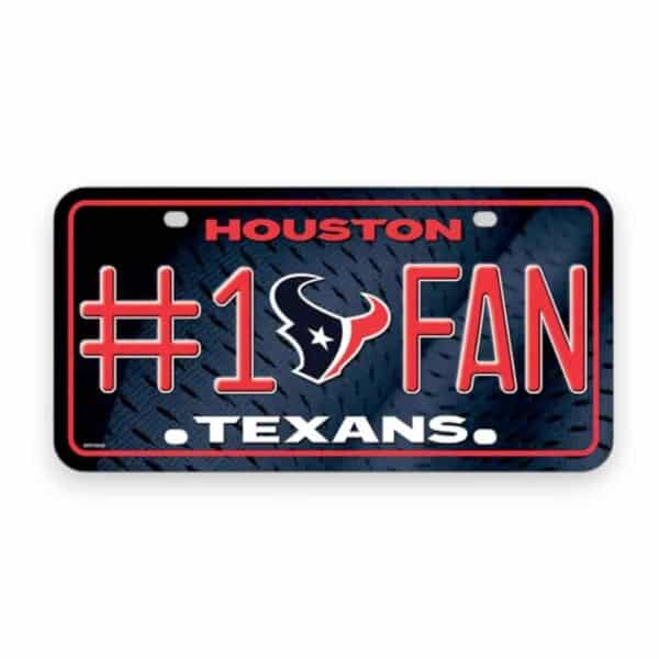 Houston Texans Fan License Plate
