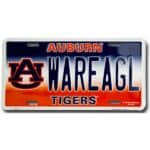 Auburn War Eagle License Plate