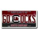 Go Cocks License Plate