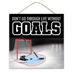 Hockey Goals Sign