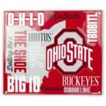 Ohio State Go Bucks Metal Sign