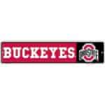 Ohio State Rectangle Metal Sign