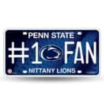 Penn State Fan License Plate