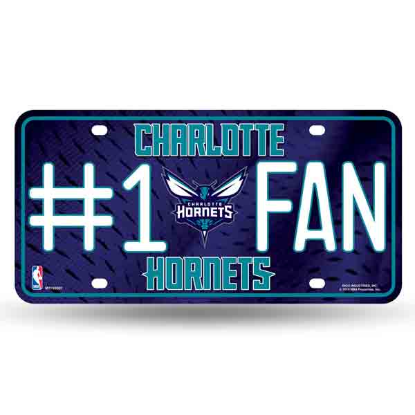 Charlotte Hornets Fan License Plate