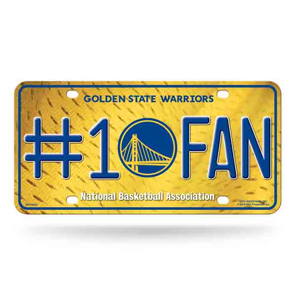 Golden State Warriors Fan License Plate