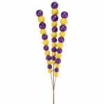 32" Purple Yellow Ball Spray