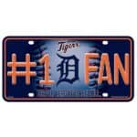 Detroit Tigers Fan License Plate