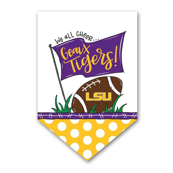 LSU Football Door Hanger
