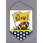 Michigan Football Door Hanger