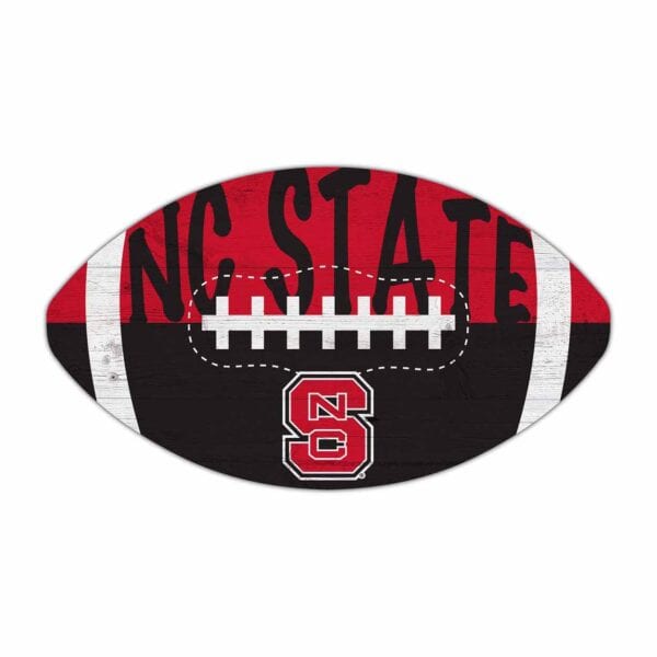 NC State Color Football Sign