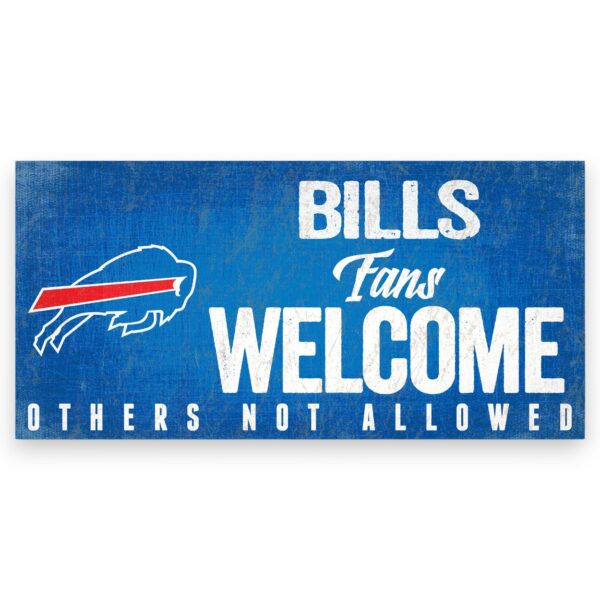 Buffalo Bills Fans Welcome Sign