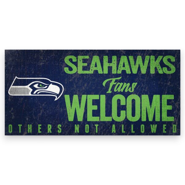 Seattle Seahawks Fans Welcome Sign