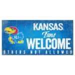 Kansas Jayhawks Sign - Fans Welcome