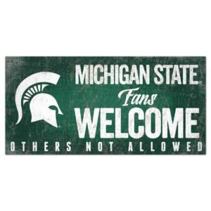 Michigan State Fans Welcome Sign
