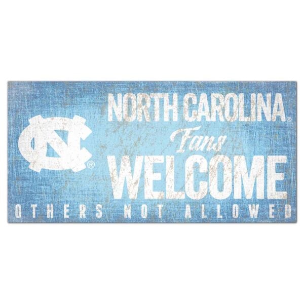 North Carolina Fans Welcome Sign