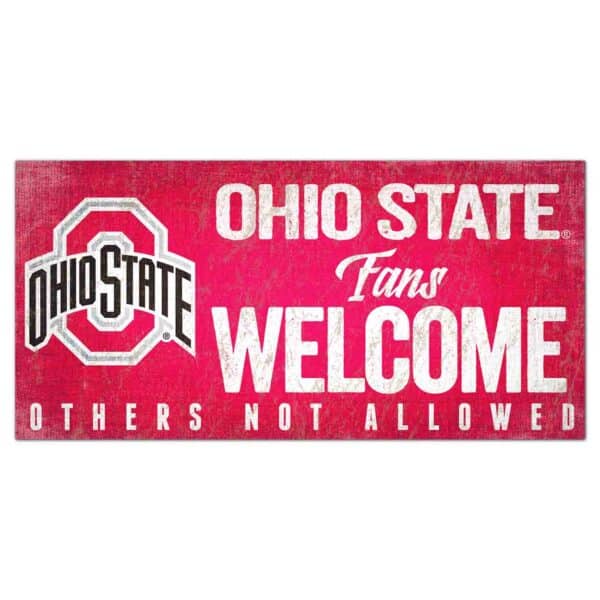 Ohio State Fans Welcome Sign