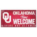Oklahoma Sooners Sign - Fans Welcome