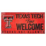 Texas Tech Sign - Fans Welcome