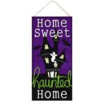 Haunted Home Halloween Sign