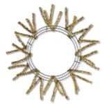 Gold Wire Wreath Form