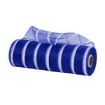 Blue White Deco Mesh