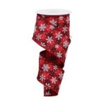 Red Snowflake Ribbon