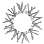 Silver Wire Wreath Form