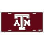 Texas AM License Plate