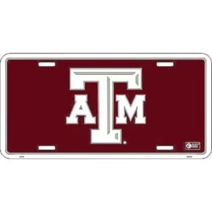 Texas AM License Plate