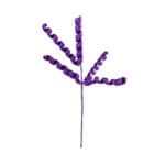 Glitter Purple Curly Pick