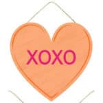 XOXO Conversation Heart Sign