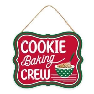 Christmas Cookie Baking Sign