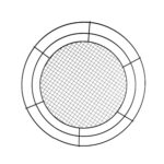 Black Mesh Wire Wreath Frame MD108402