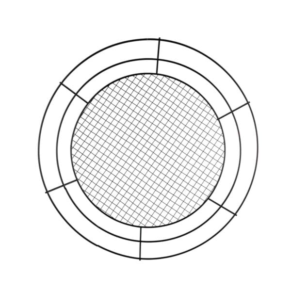 Black Mesh Wire Wreath Frame MD108402