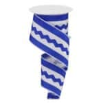 Blue White Ric Rac Ribbon RG203225