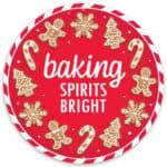 Christmas Cookies Round Sign MD1366