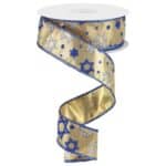 Gold Star of David Ribbon RGB137308
