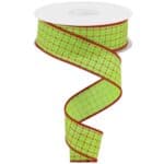 Lime Red Stitch Ribbon RG01677WY