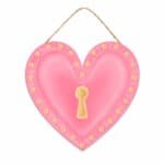 Pink Love Lock Sign AP736199-pink
