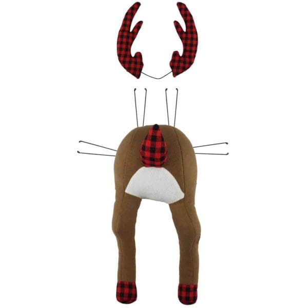Plaid Deer Butt Wreath Attachment Kit MD056124